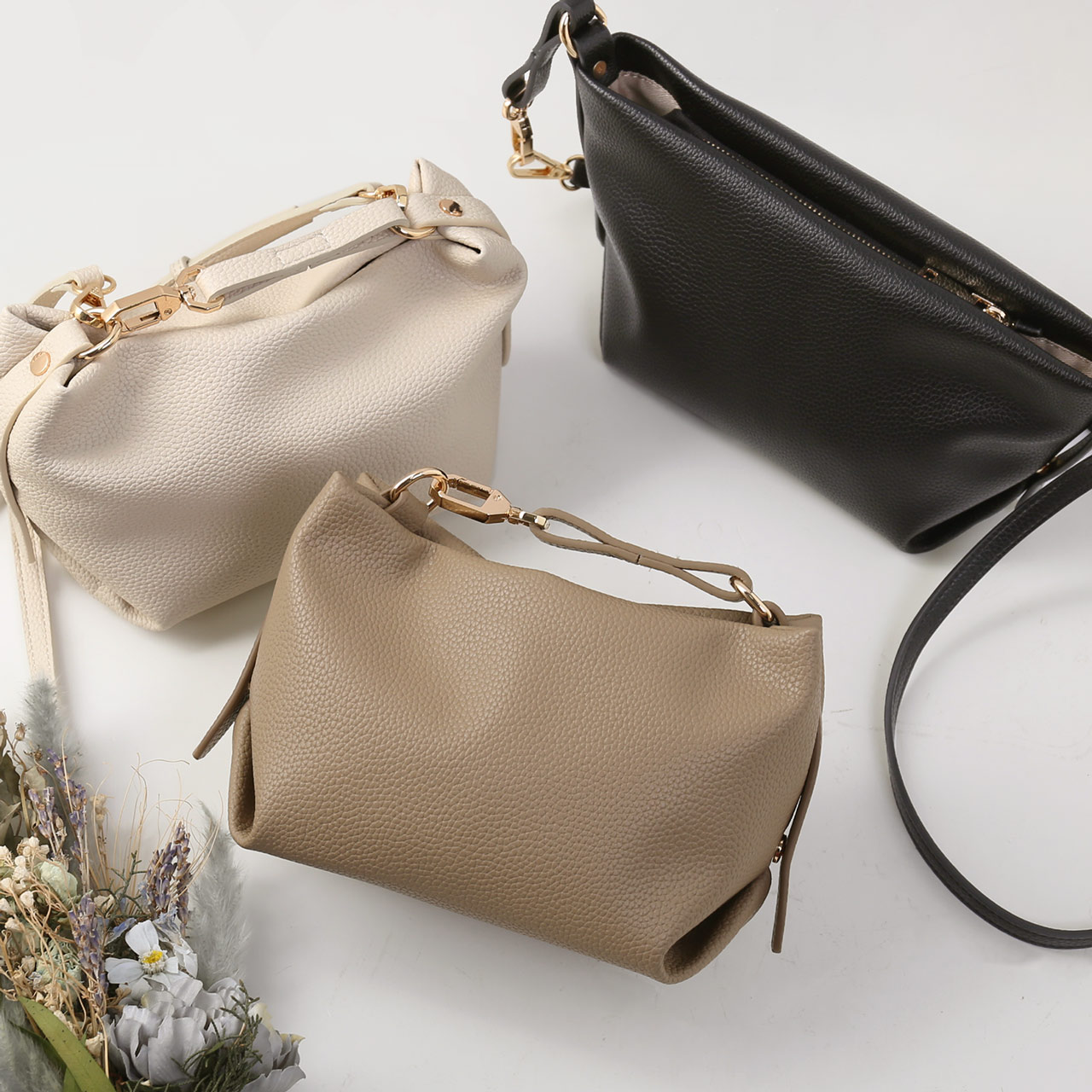 MiaBorsaミニショルダーバッグ Mia Borsa ミニ ショルダーバッグ レディース 斜めがけ ミニ