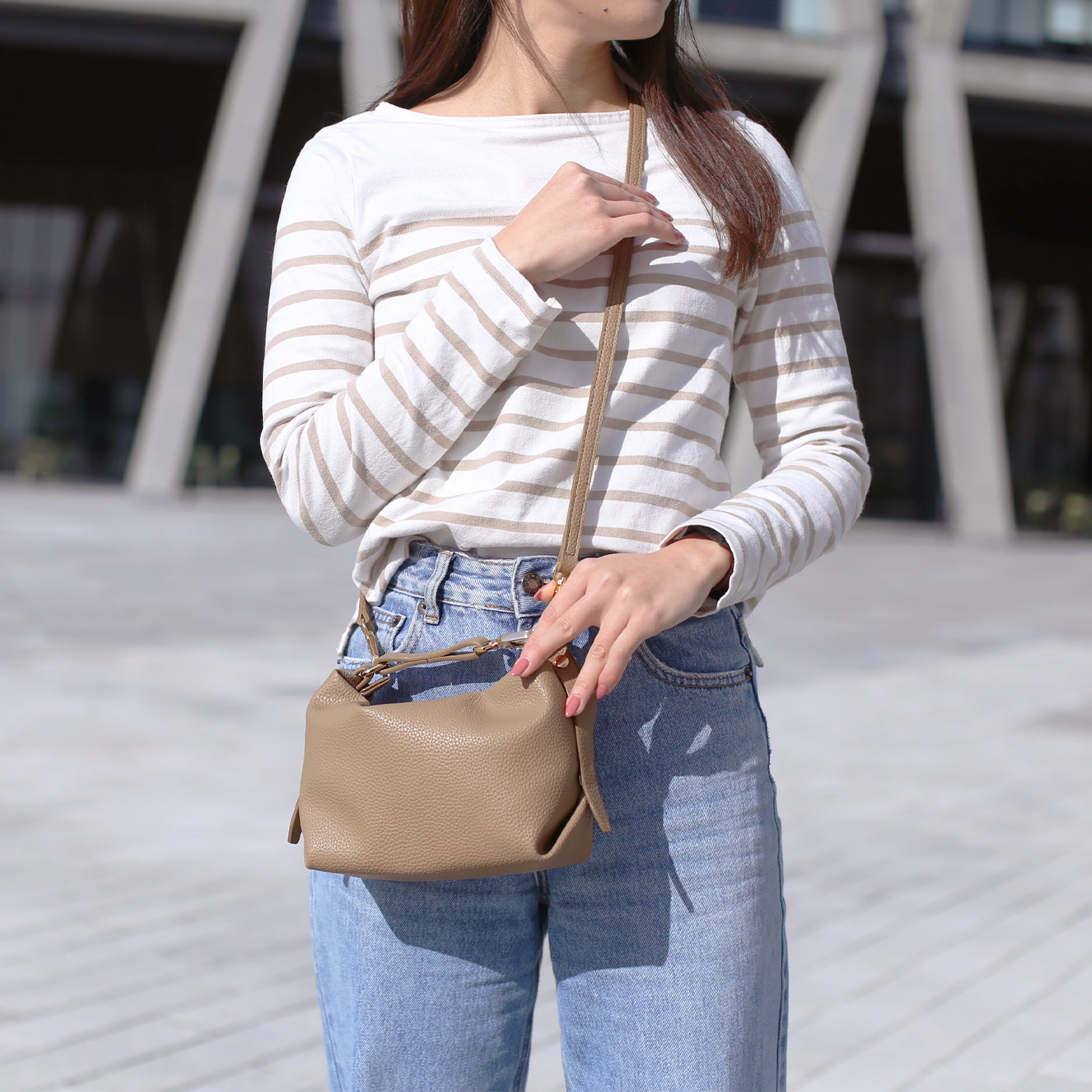 MiaBorsaミニショルダーバッグ Mia Borsa ミニ ショルダーバッグ レディース 斜めがけ ミニ