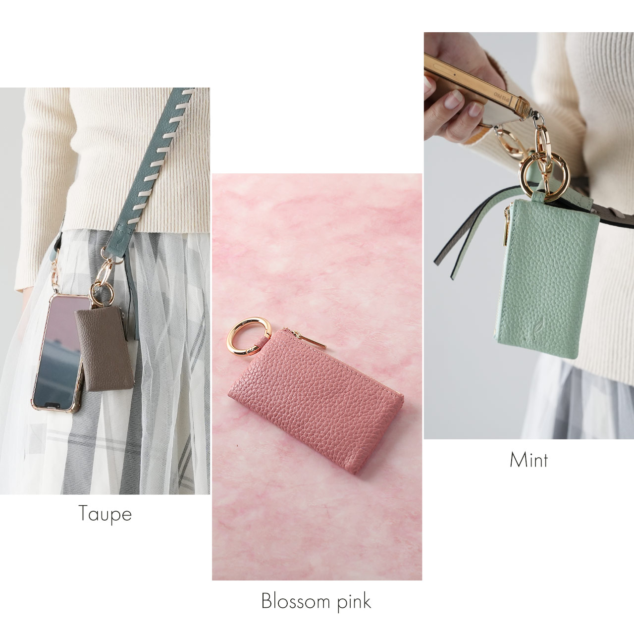 牛革 キーケース 本革 レディース カラー 色