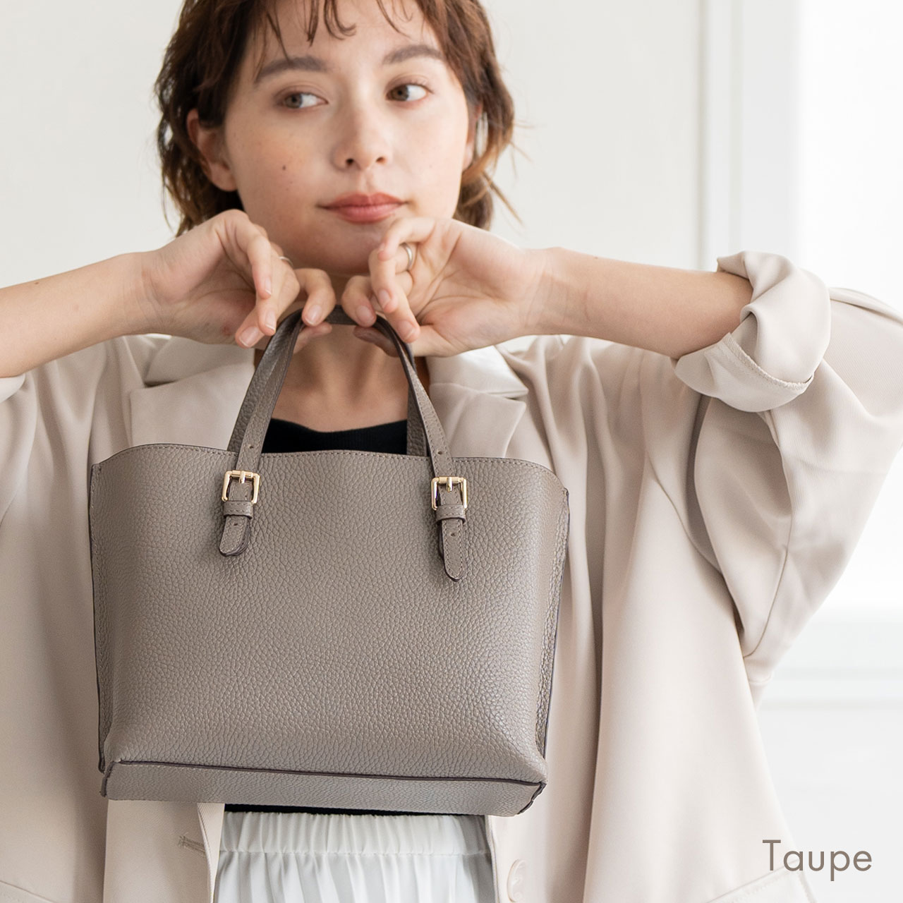 mieno（ミエノ） 本革 バッグ レディース ハンドバッグ ショルダー 