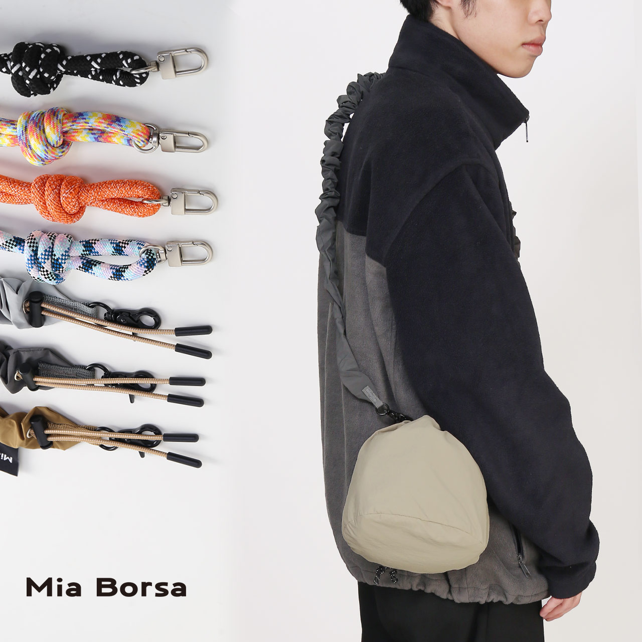 Mia Borsa（ミアボルサ） ショルダーバッグ メンズ 斜めがけ ナイロン