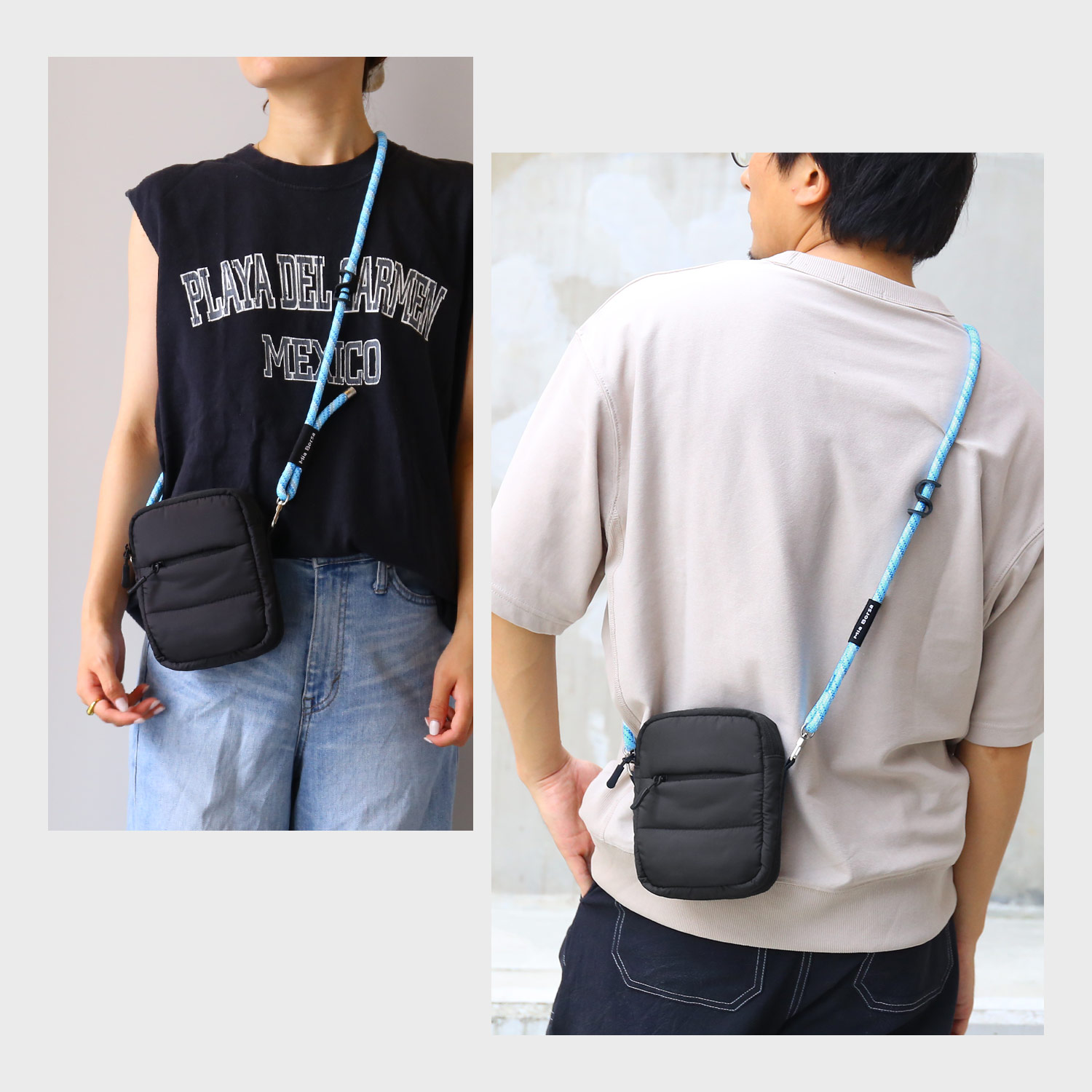 sankyo shokai（三京商会） 中綿ショルダーバッグ 選べるストラップ