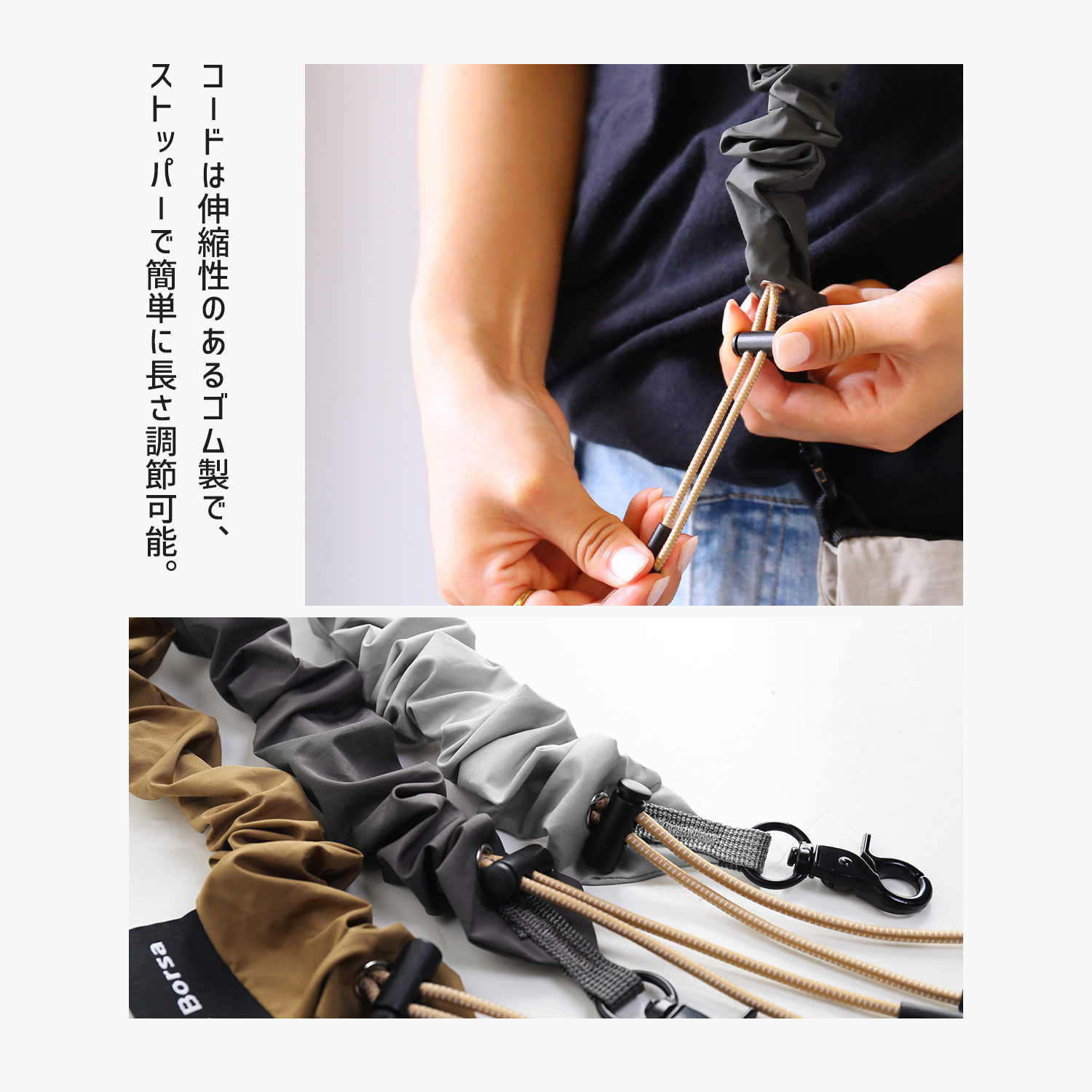 Mia Borsa（ミアボルサ） 中綿ショルダーバッグ 選べるストラップ 