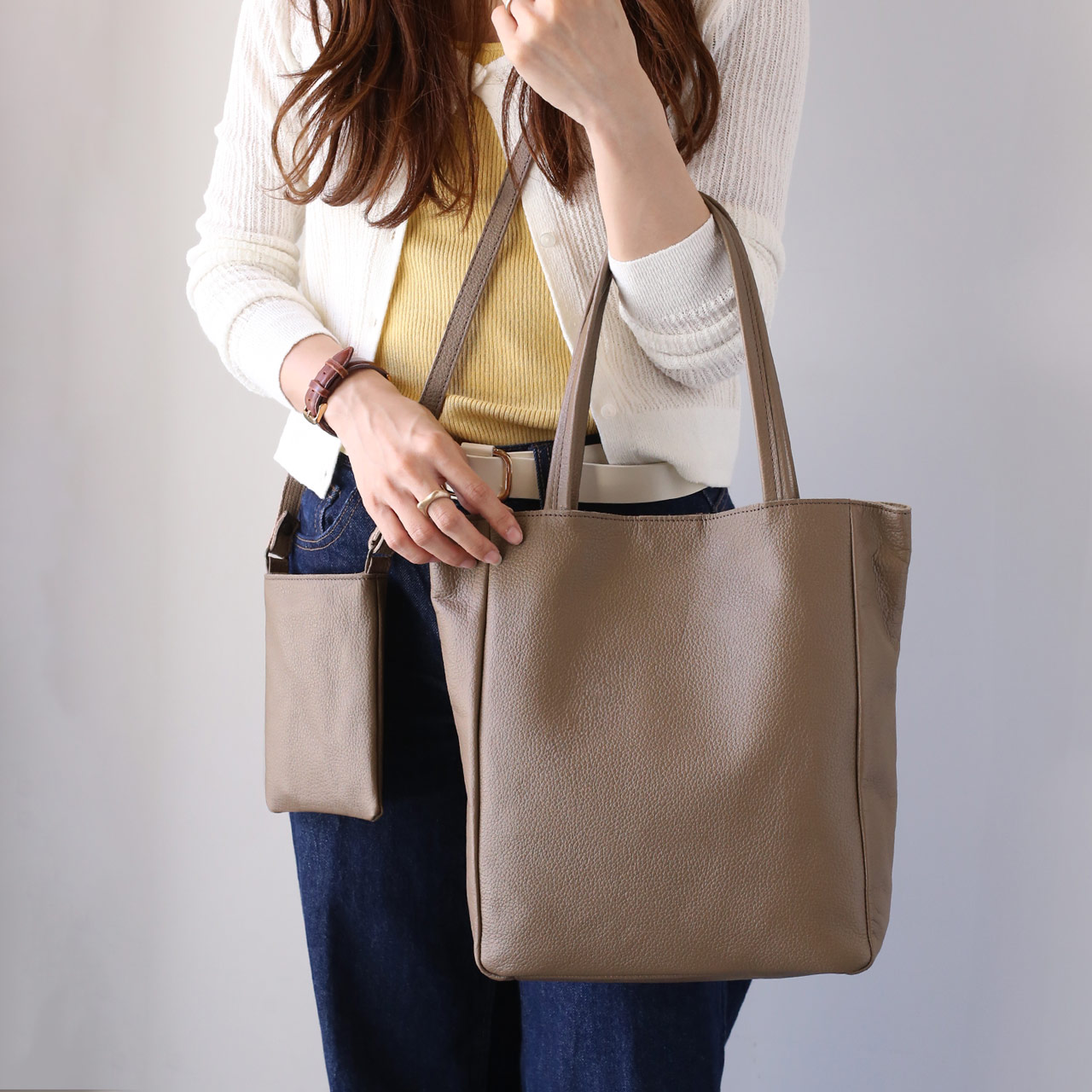 Jamale（ジャマレ） ＜爆買＞牛革 トートバッグ レディース