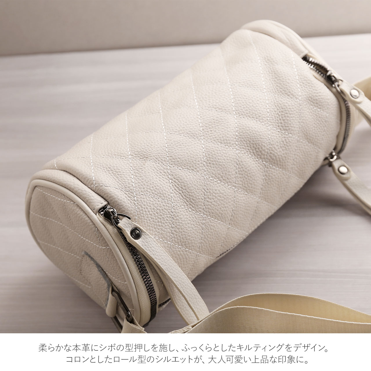 sankyo shokai ショルダーバッグ レディース 本革 ロール バッグ