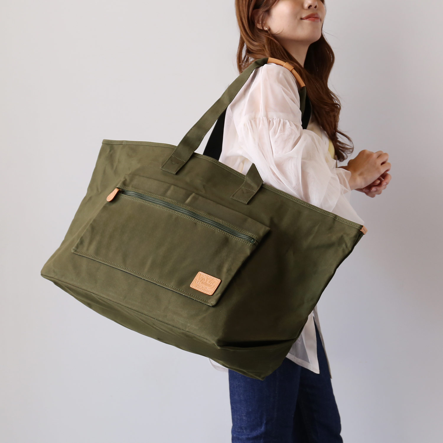 sankyo shokai（三京商会） トートバッグ ファスナー付き 50L 旅行