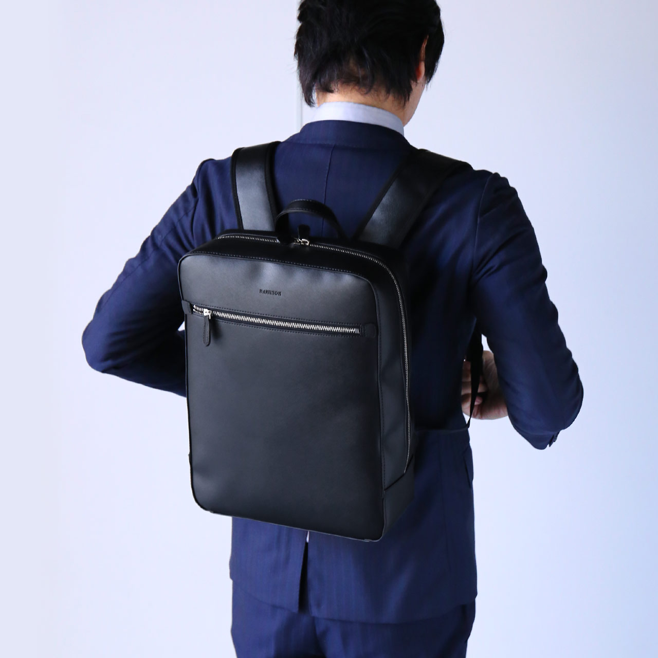 ハミルトン HAMILTON リュック バックパック メンズ 4253301 ブラック HAMILTON（ハミルトン） リュック メンズ A4 B4 16インチ PC パソコン