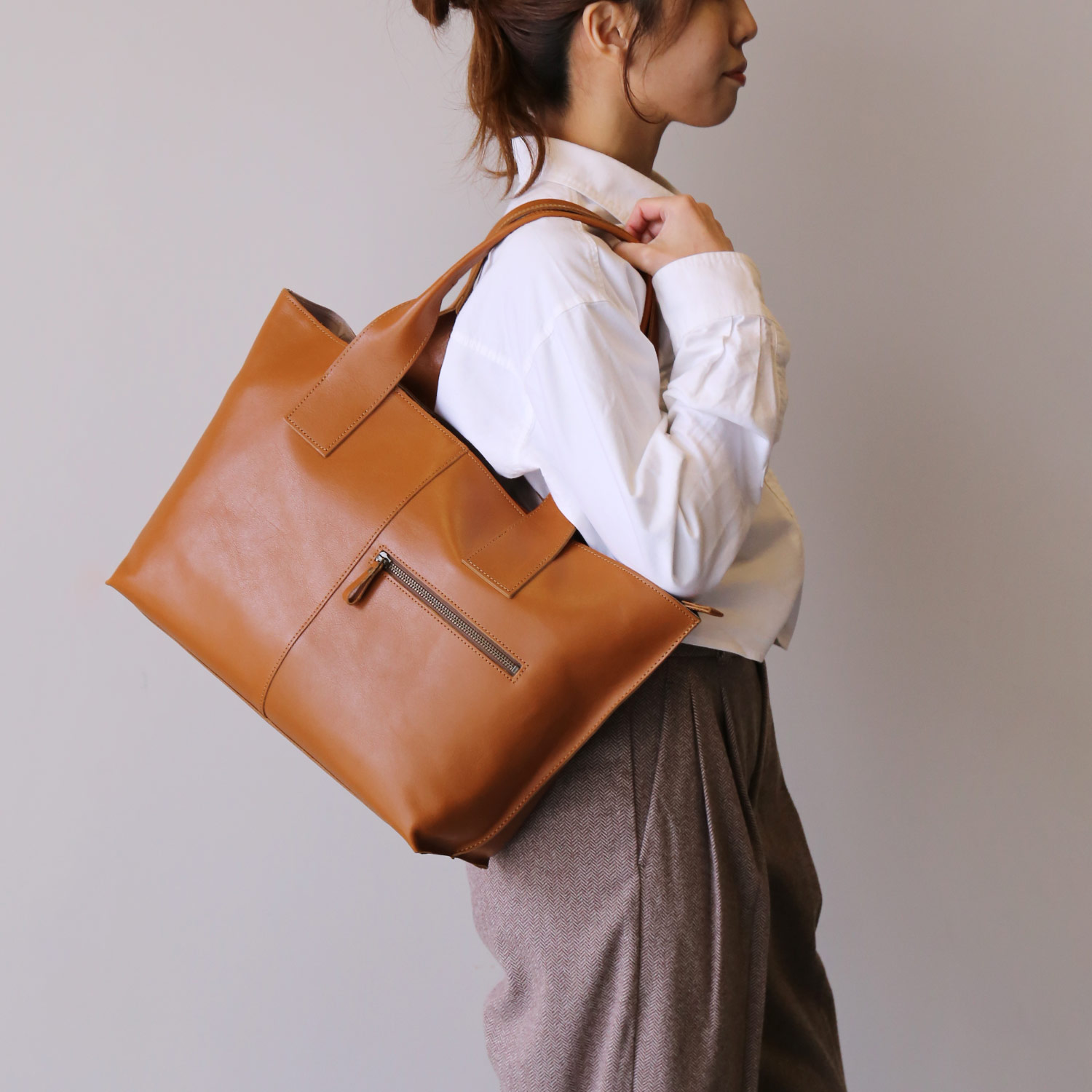 Jamale（ジャマレ） トートバッグ レディース 大きめ 大容量 A4 PC