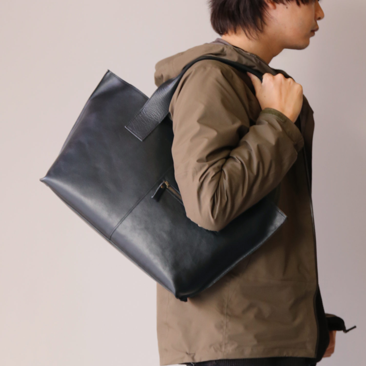 Jamale ジャマレ 本革 ビジネスバッグ 黒 Jamale（ジャマレ） フォーマル 黒 本革 日本製 フォーマルバッグ