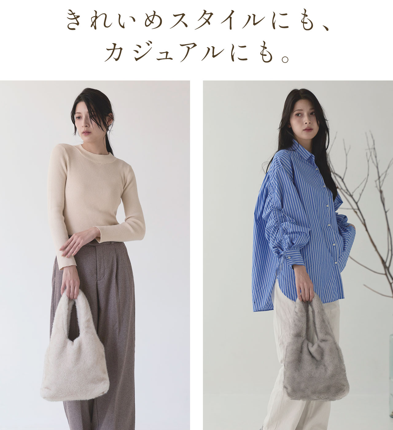 sankyo shokai（三京商会） ファーバッグ レディース トートバッグ M