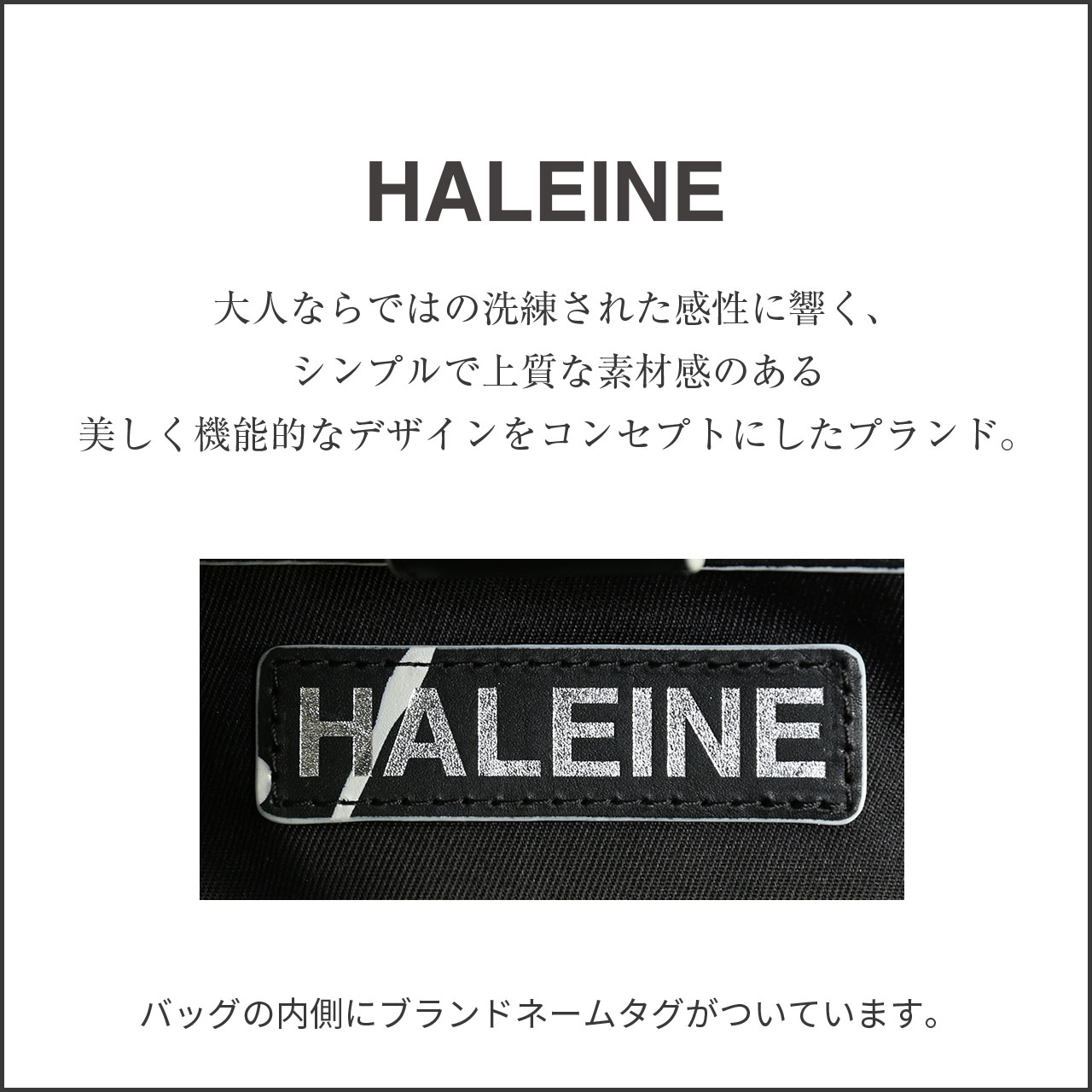 HALEINE（アレンヌ） サコッシュ 縦型 カーフスキン ペイント デザイン