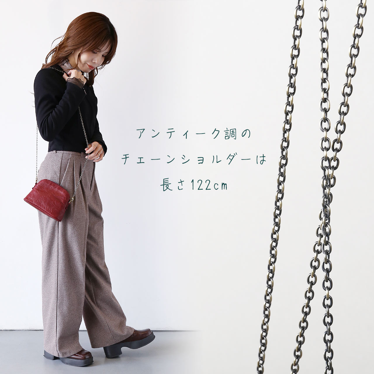 Jamale（ジャマレ） ミニショルダーバッグ バッグ 本革 牛革 斜め掛け
