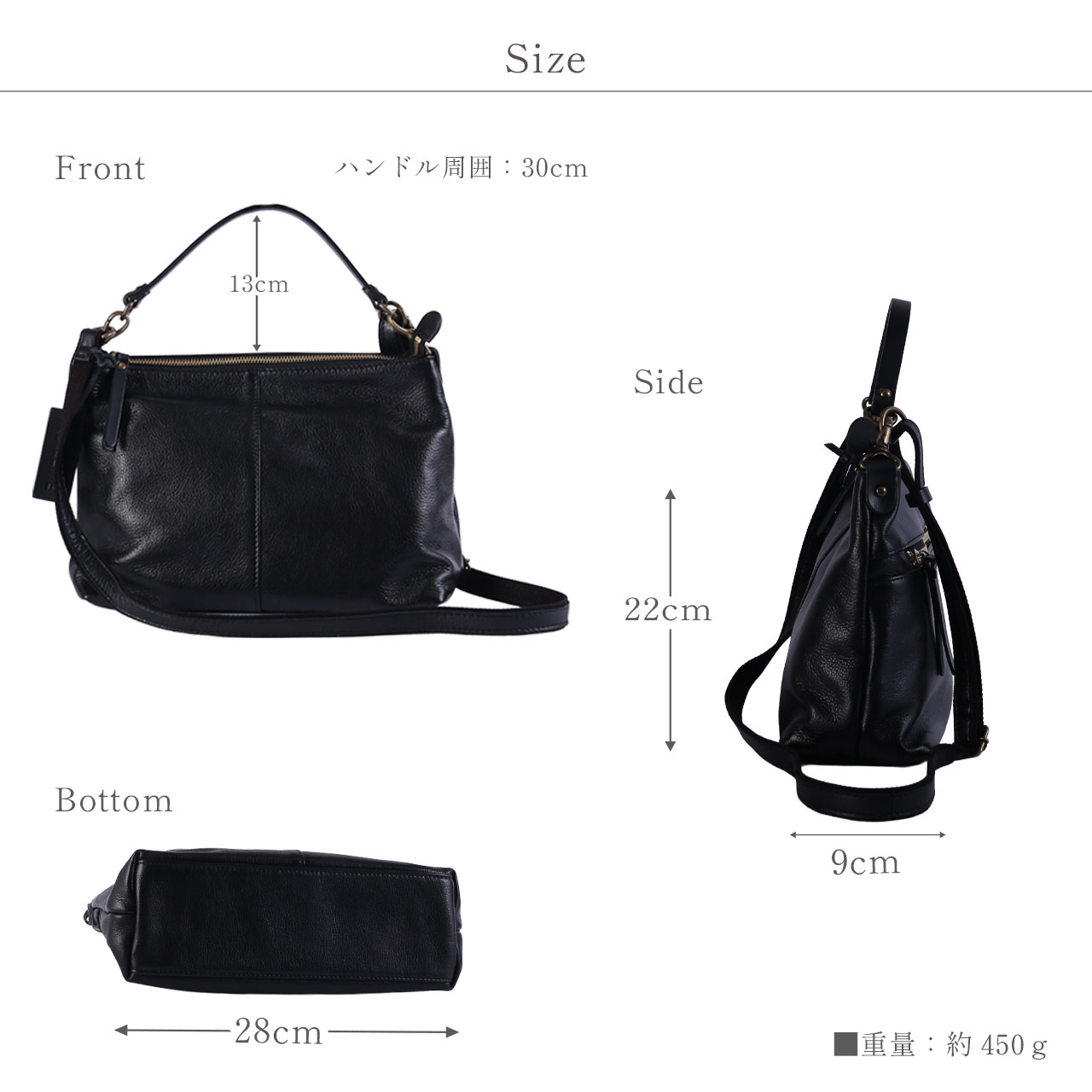 HALEINE（アレンヌ） 爆買！本革 2wayバッグ 斜め掛けバッグ 2way
