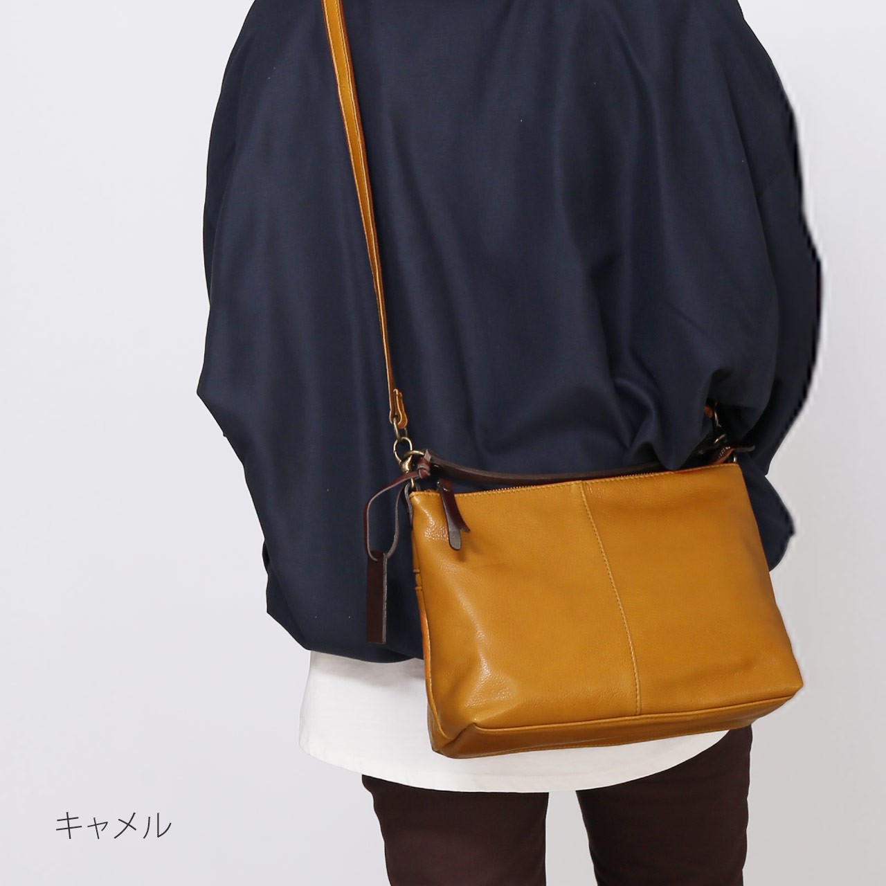 HALEINE（アレンヌ） 本革 2wayバッグ 斜め掛けバッグ 2way HALEINE