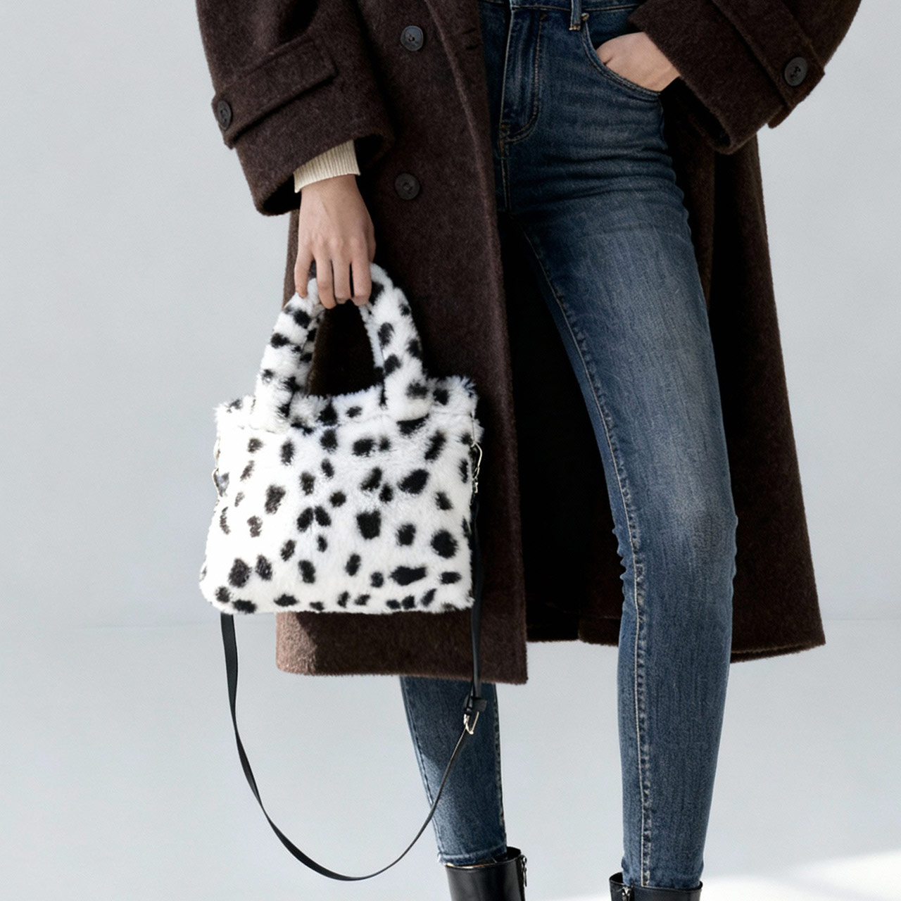 sankyo shokai（三京商会） ＜爆買＞ファーバッグ ミニトート アニマル