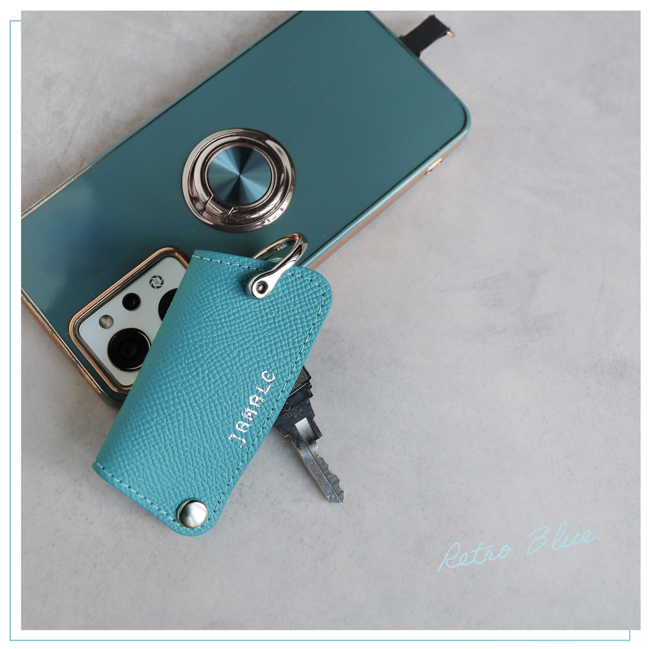 jamale 本革 キーケース