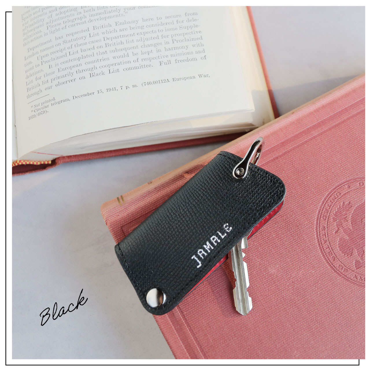 jamale 本革 キーケース