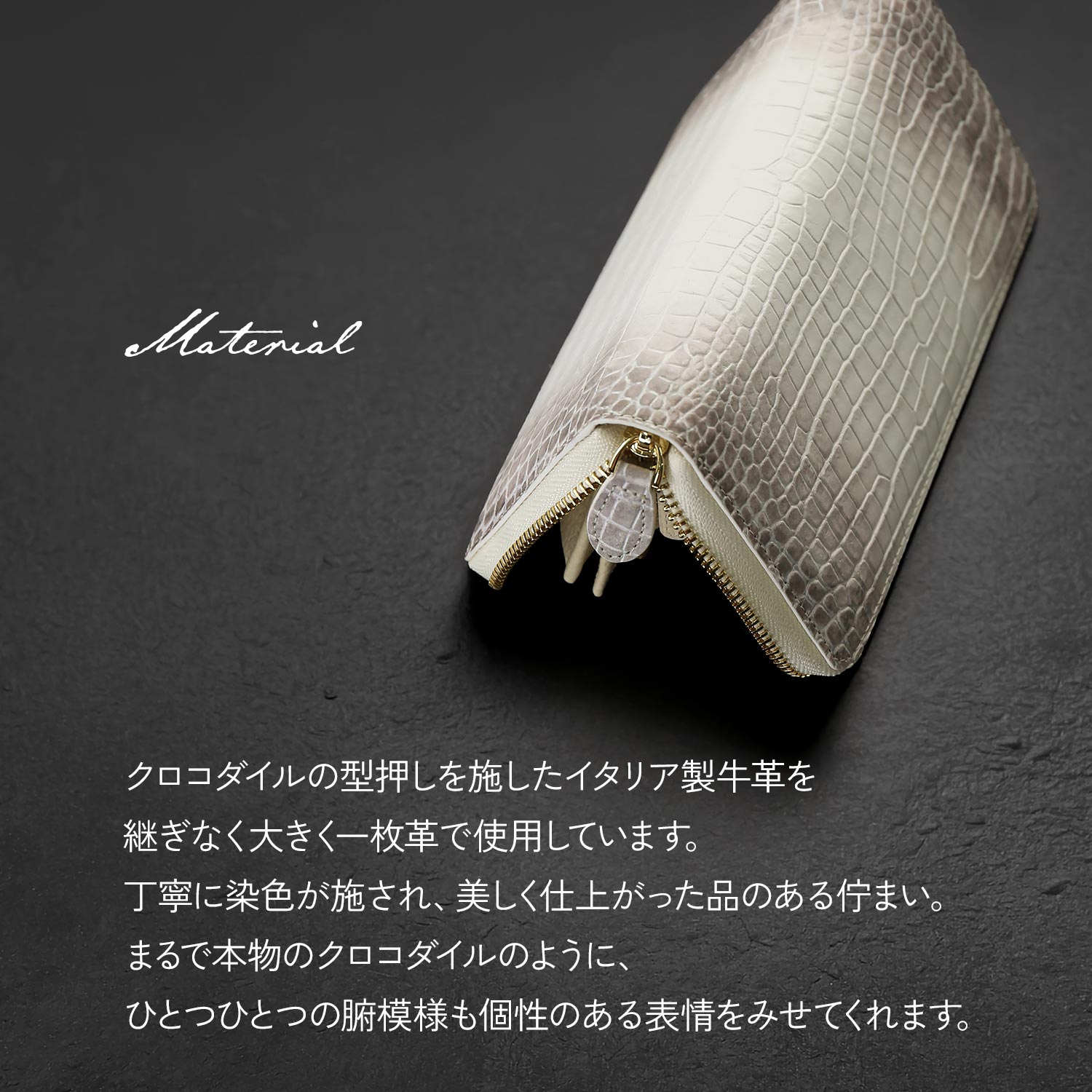 RODANIA（ロダニア） ラウンドファスナー長財布 メンズ 父の日 牛革