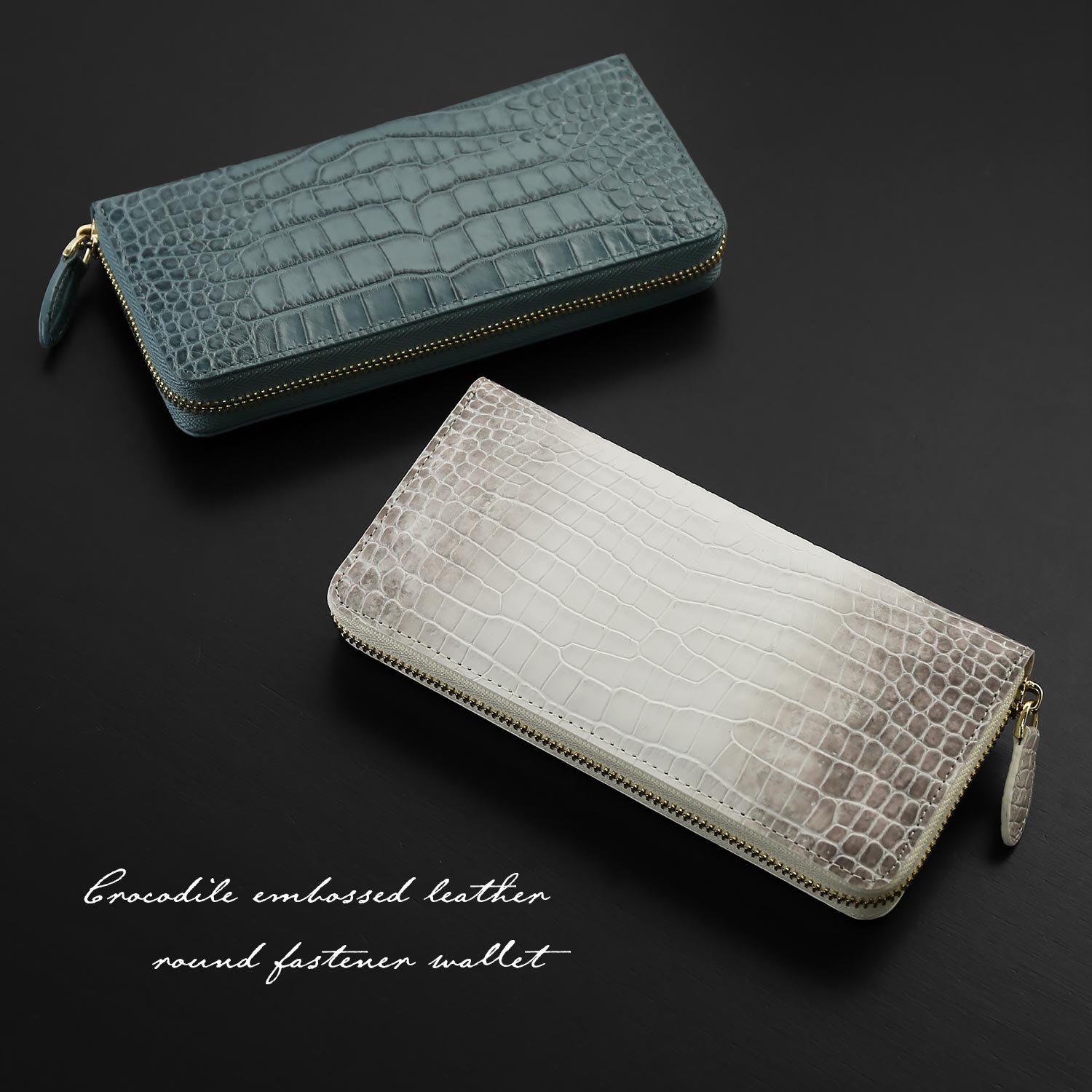RODANIA 財布 MILANO クロコダイル RODANIA / ロダニア クロコダイル 長財布 メンズ カイマンワニ革 高級