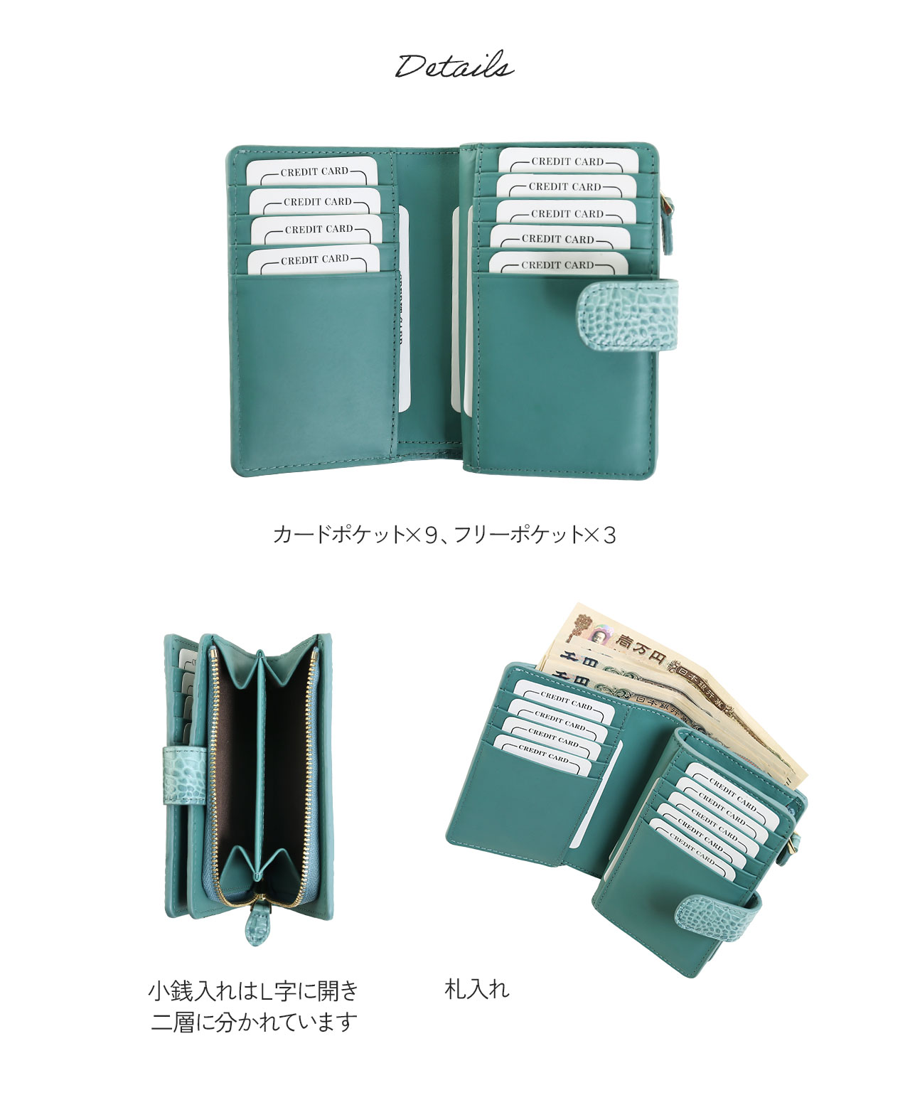 RODANIA（ロダニア） 二つ折り財布 レディース イタリア牛革