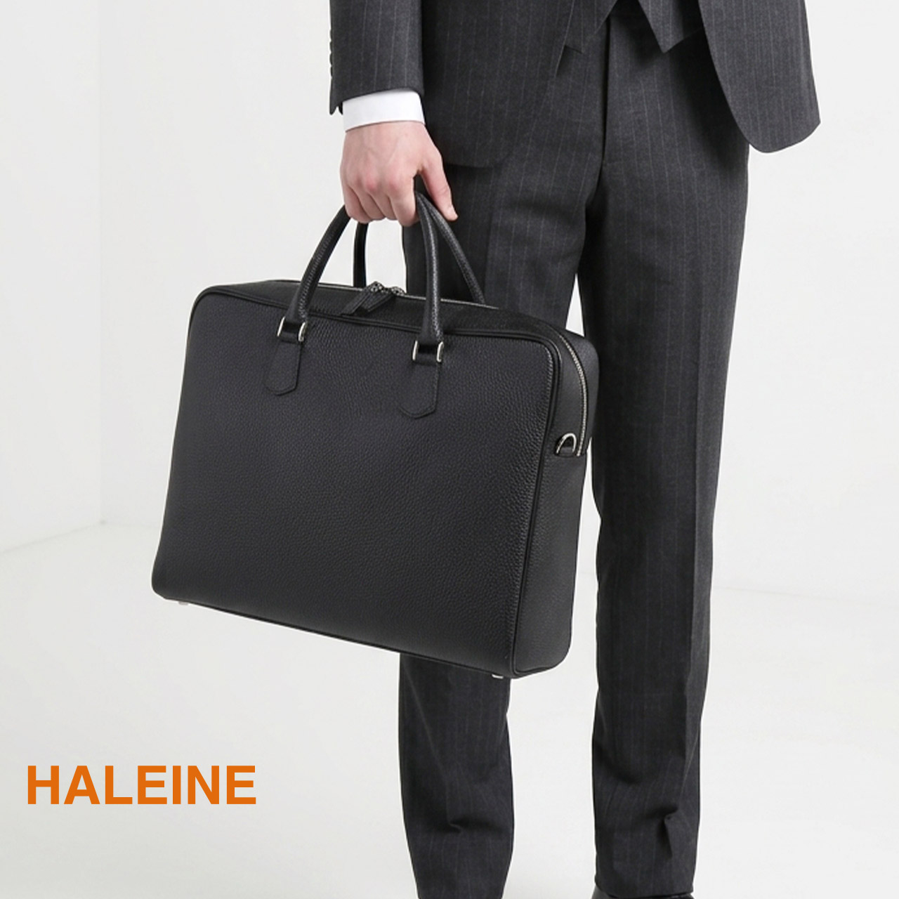HALEINE（アレンヌ） ブリーフケース 本革 ビジネスバッグ メンズ 父の 