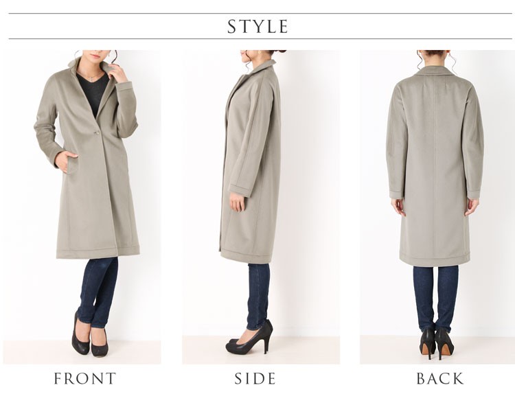 【極美品】23区　比翼　ロングコート　チェスター　ベルト　ウール、アンゴラ　M Filomo（フィローモ） ［10%OFFクーポン］[Filomo]フィローモ アンゴラ
