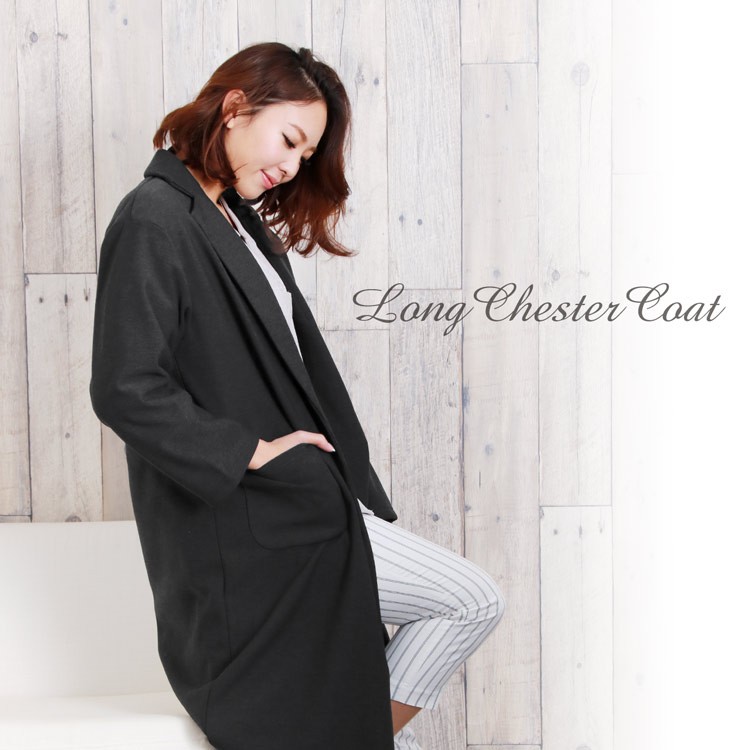 sankyo shokai（三京商会） [10%offクーポン]裏起毛 ロング チェスター