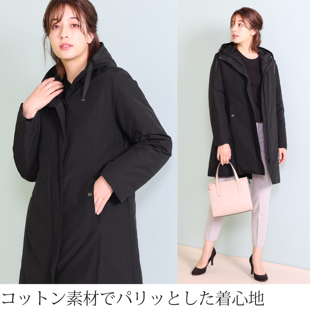 Filomo（フィローモ） ダウンコート レディース ロング丈 リバーシブル 