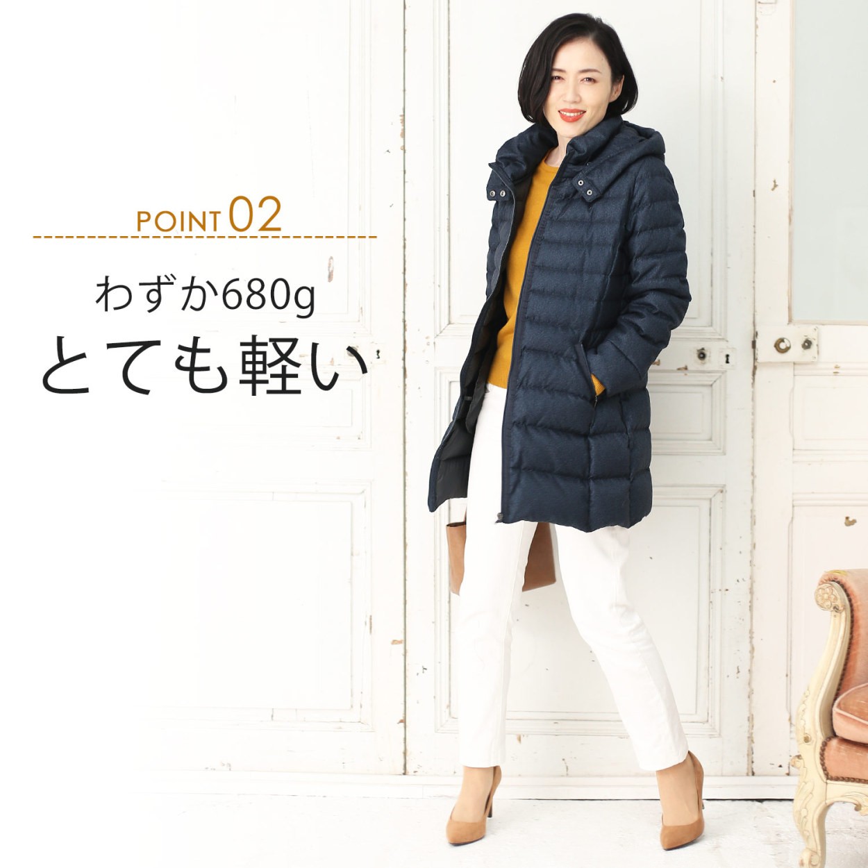赤字超特価HOT ダウンコート (08000194r) 『ギフト』 クリスマス sankyo shokai-三京商会 - 通販 - PayPayモール レディース 冬 ブランド 軽量 Filomo ダウン80% フード付き HOT