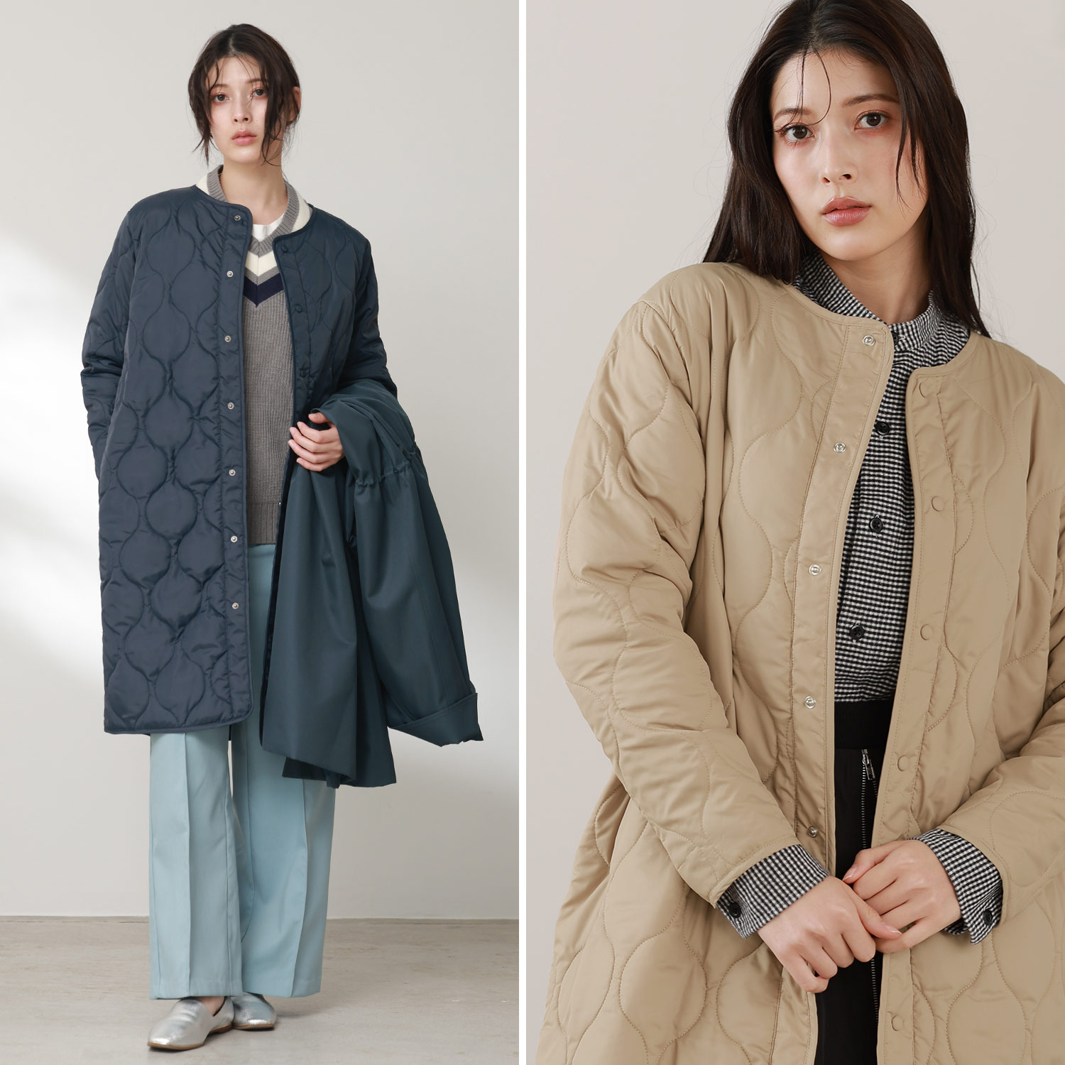 Filomo ロングコート レディース 3way 中綿 ライナー 付き 秋 冬 Filomo ロングコート レディース 3way 中綿 ライナー 付き 秋 冬