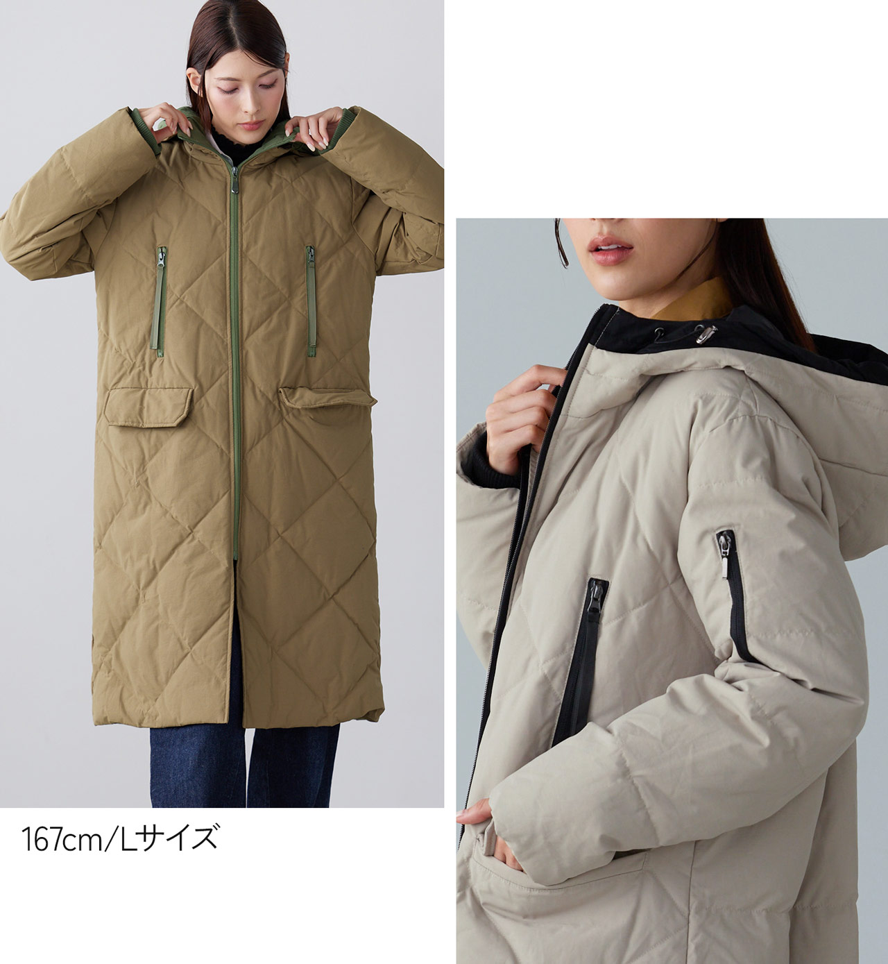 Filomo（フィローモ） [期間限定価格]ダウン コート フード 付き