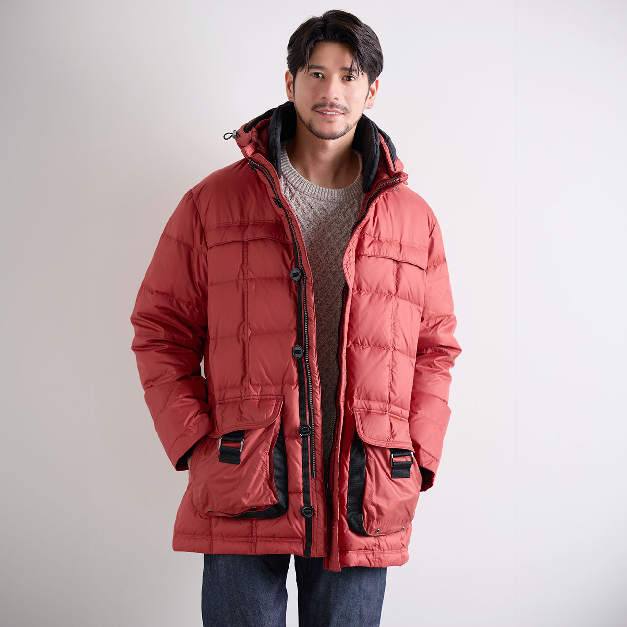 バイエルン ダウンジャケット Mサイズ HALEINE（アレンヌ） [10%offクーポン]ダウンジャケット メンズ 防風