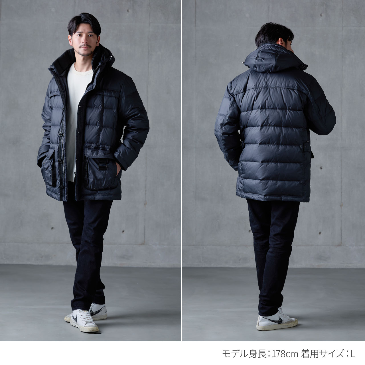 HALEINE（アレンヌ） [10%offクーポン]ダウンジャケット メンズ 防風