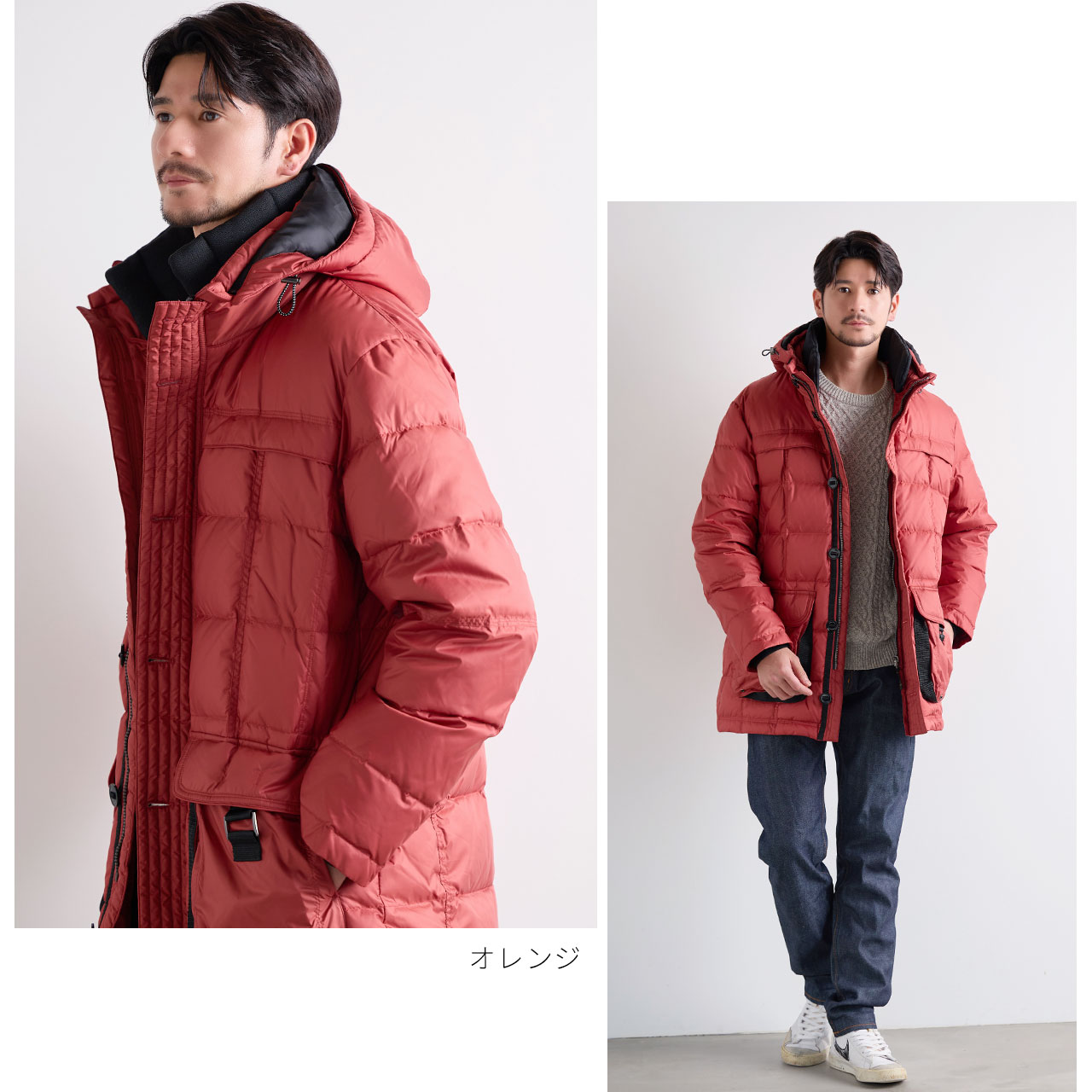 HALEINE（アレンヌ） [15%offクーポン]ダウンジャケット メンズ 防風