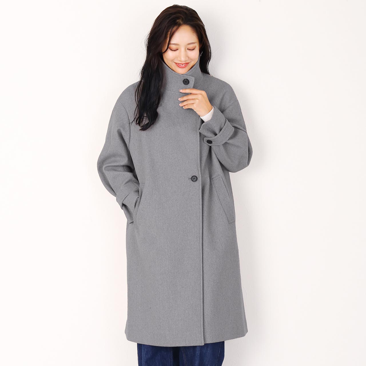 sankyo shokai（三京商会） ロングコート レディース 冬 スタンド