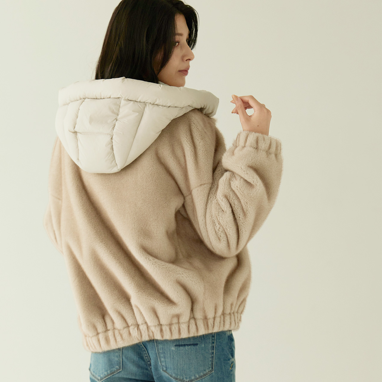 sankyo shokai（三京商会） ファージャケット フード付き レディース