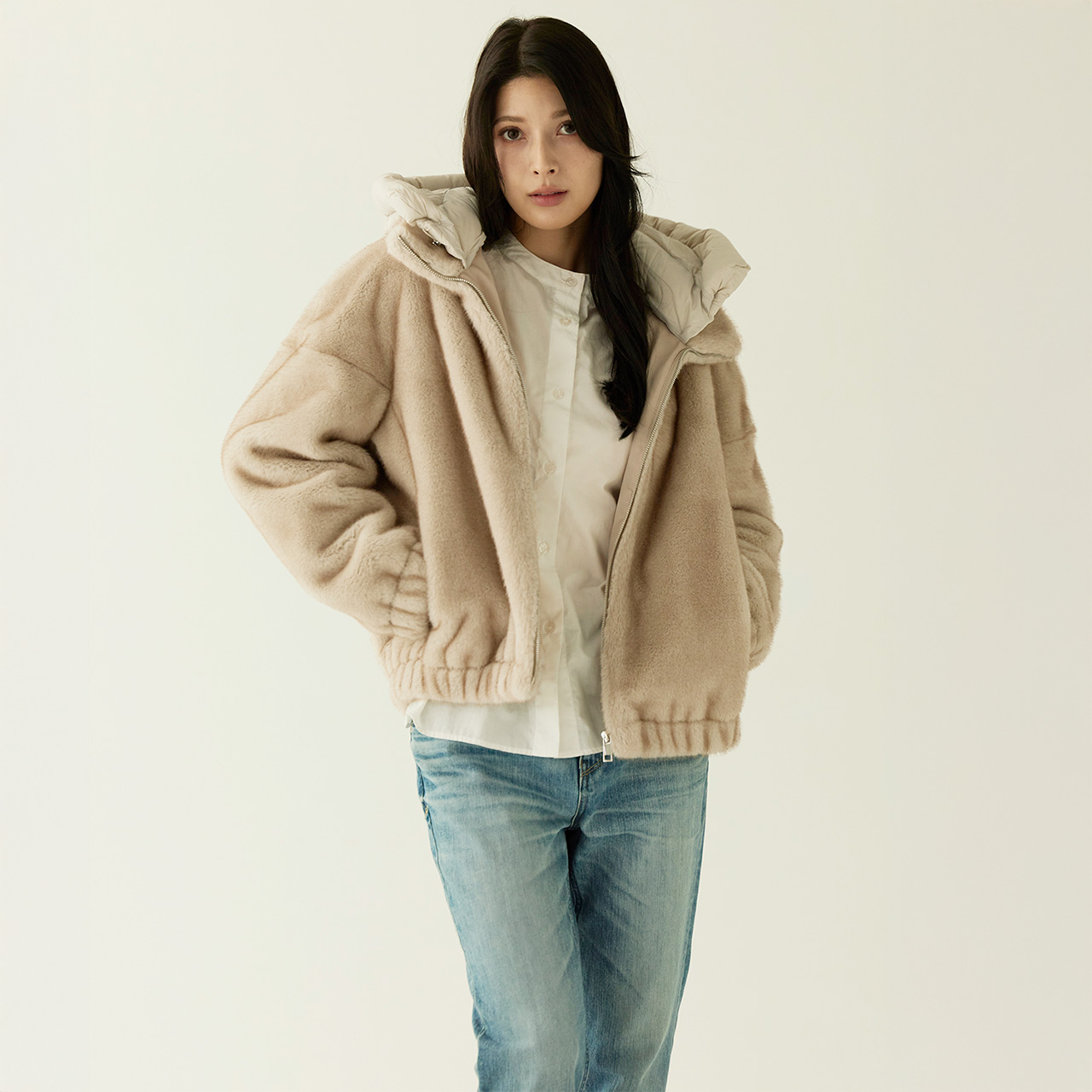 sankyo shokai（三京商会） ファージャケット フード付き レディース