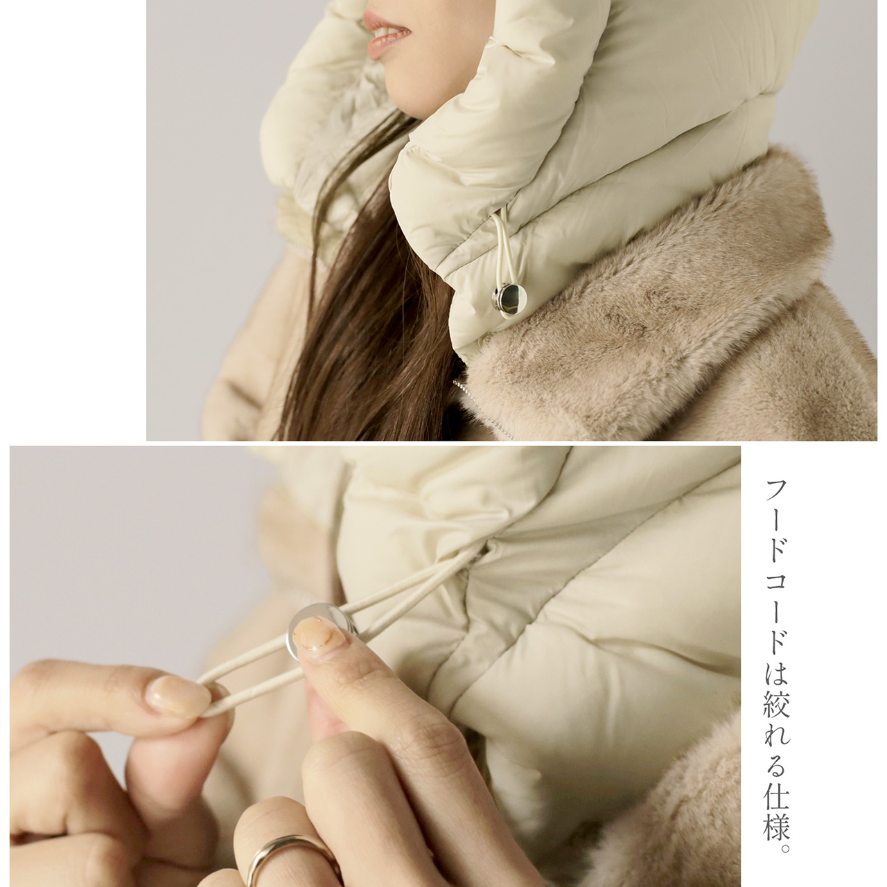 sankyo shokai（三京商会） ファージャケット フード付き レディース