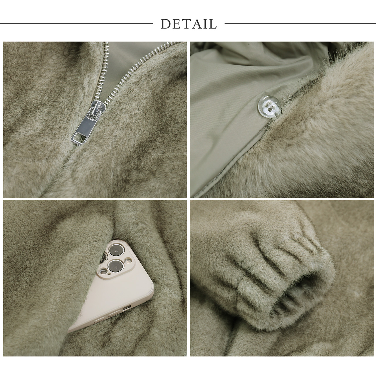 sankyo shokai（三京商会） ファージャケット フード付き レディース