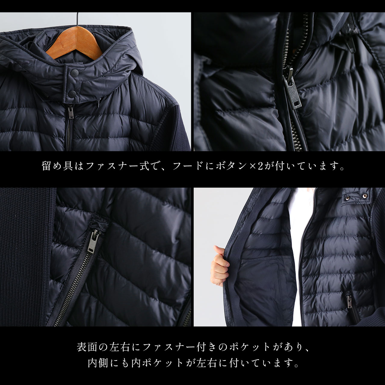 HALEINE（アレンヌ） [10%offクーポン]HALEINE ダウンジャケット