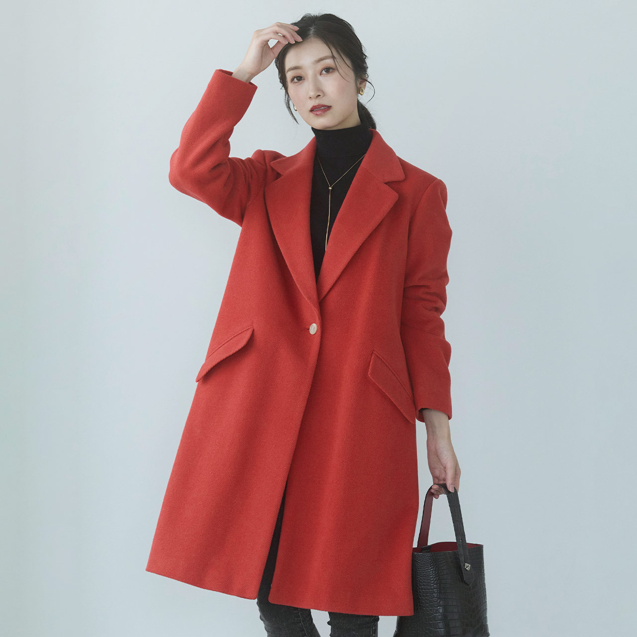 大きいサイズ✨マックスマーラ ロングコート 42 XL カシミヤ