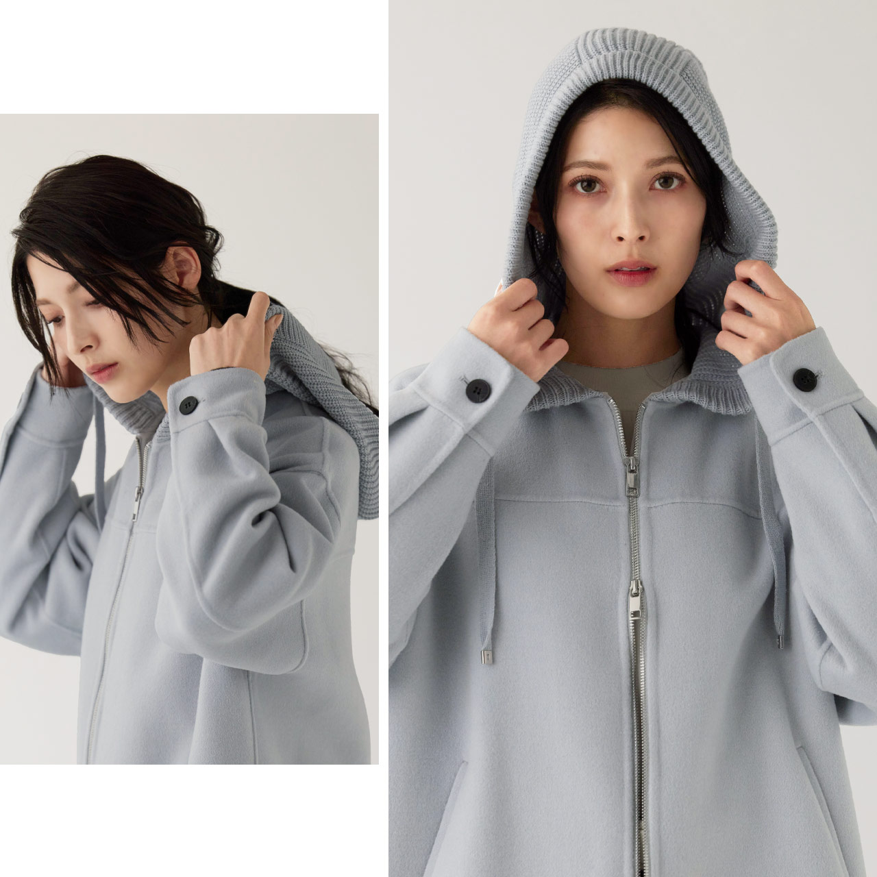 sankyo shokai（三京商会） [10%offクーポン]フード付きコート ダブル