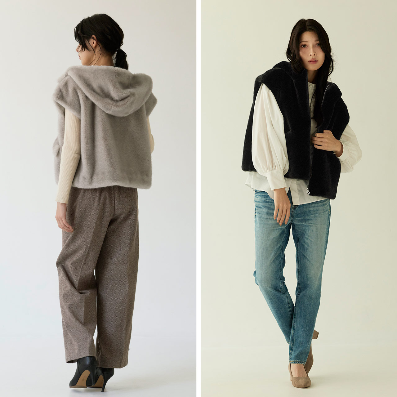 Filomo（フィローモ） [10%offクーポン]Filomo フェイクファー ベスト