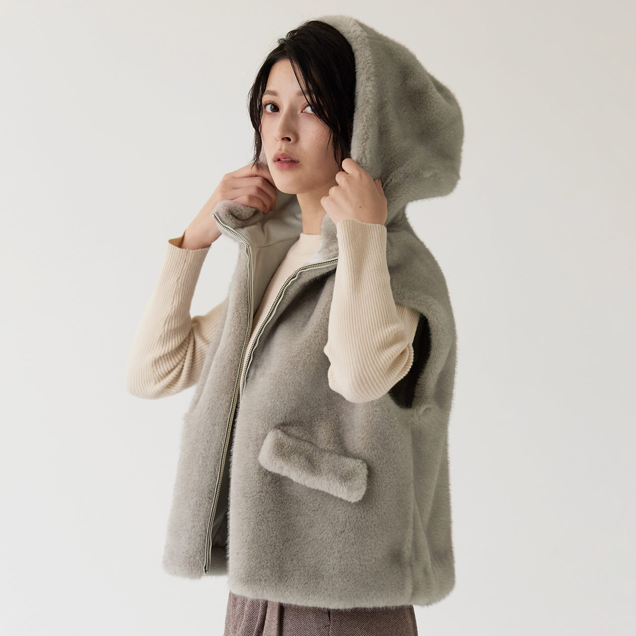 Filomo（フィローモ） ［5%OFFクーポン］Filomo フェイクファー ベスト
