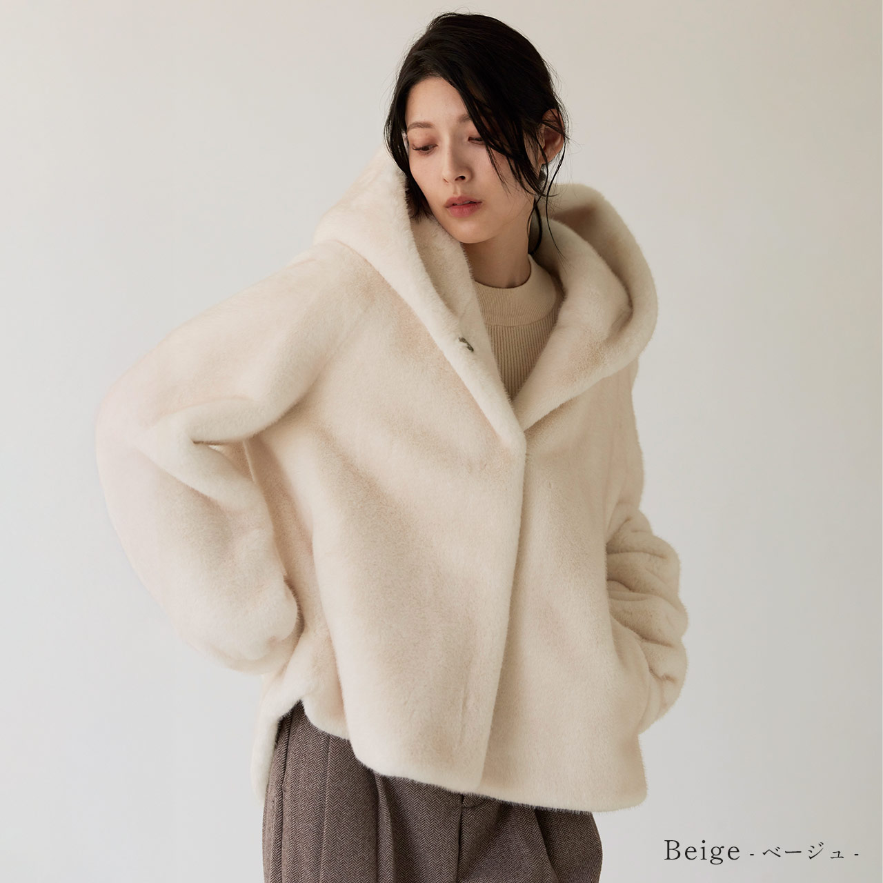 Filomo（フィローモ） フェイクファー ジャケット ミンク調 レディース