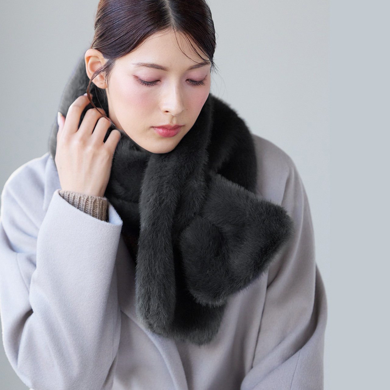 sankyo shokai（三京商会） [期間限定価格]ミドル丈 フェイクファー