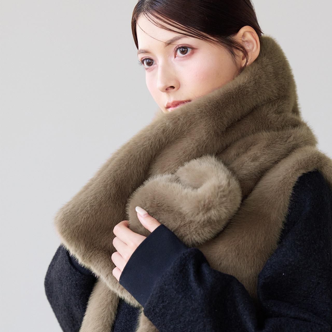 sankyo shokai（三京商会） [期間限定価格]ミドル丈 フェイクファー