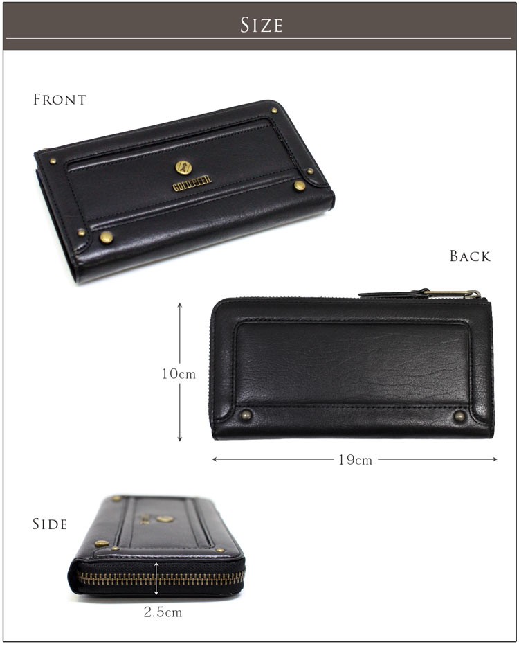 ゴールドファイル　ファスナー財布 GOLD PFEIL [5%offクーポン]GOLD ゴールドファイル バッファロー