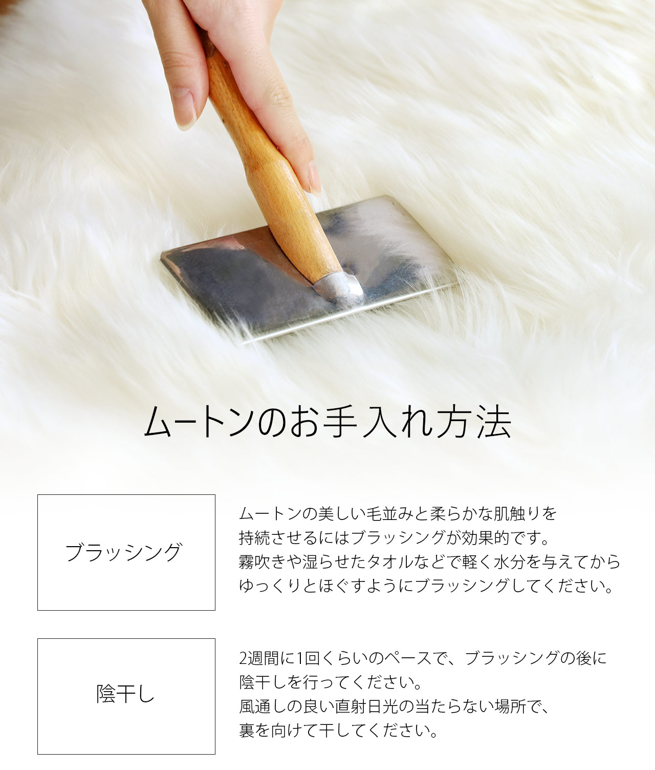 Amazon | ムートンラグ 一匹物 リアルファー 本革 羊毛皮 北欧