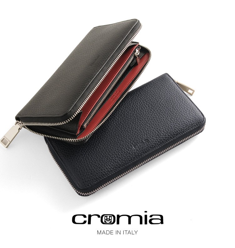 cromia クロミア 長財布 ラウンドファスナー イタリア製 Cromia クロミア 長財布 ラウンドファスナー イタリア